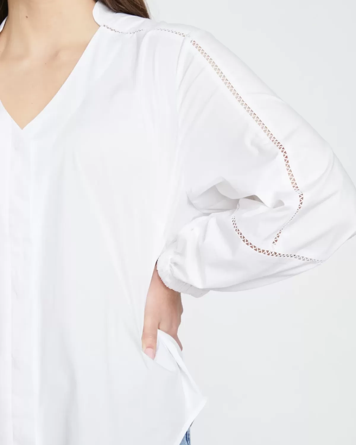 Saint-Honore Poplin Blouse>Universal Standard Discount