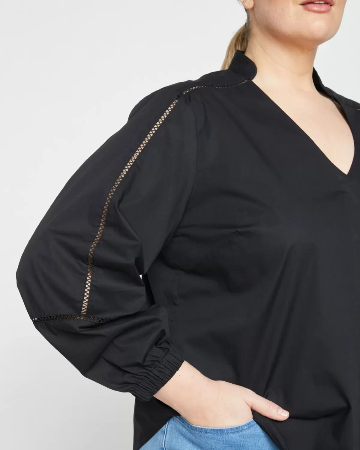 Saint-Honore Poplin Blouse>Universal Standard Sale