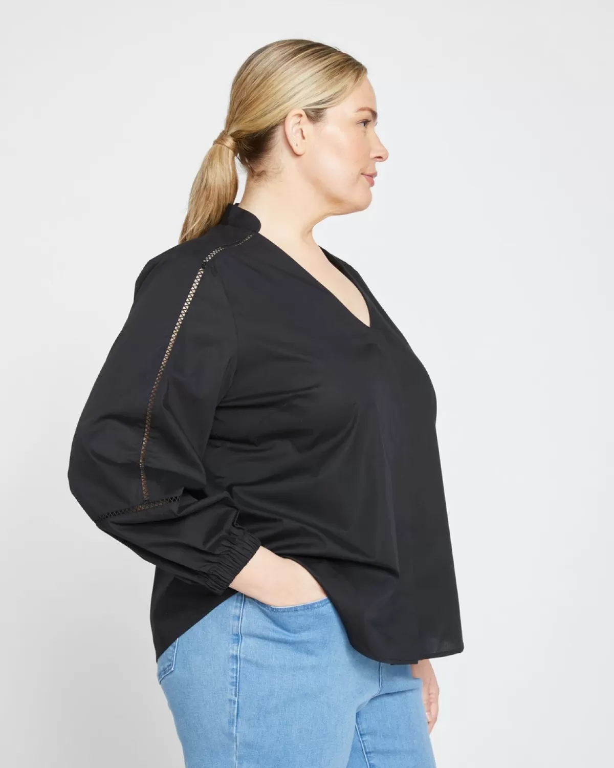 Saint-Honore Poplin Blouse>Universal Standard Sale