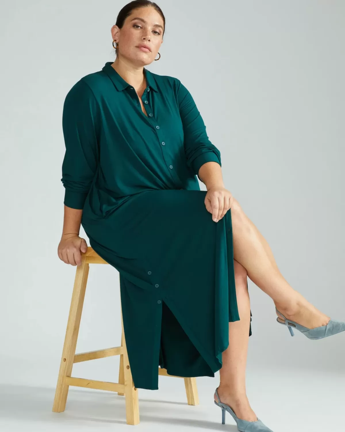 Sally Liquid Jersey Shirt Dress>Universal Standard Hot