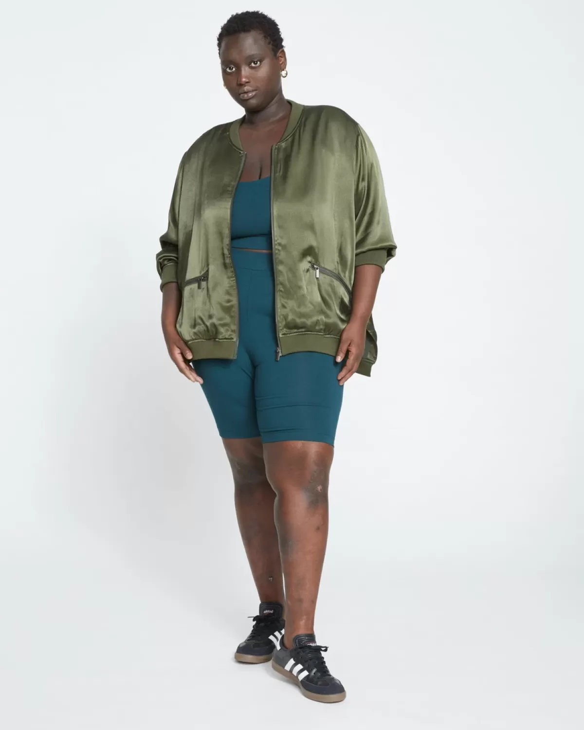 Satin Bomber Jacket>Universal Standard New