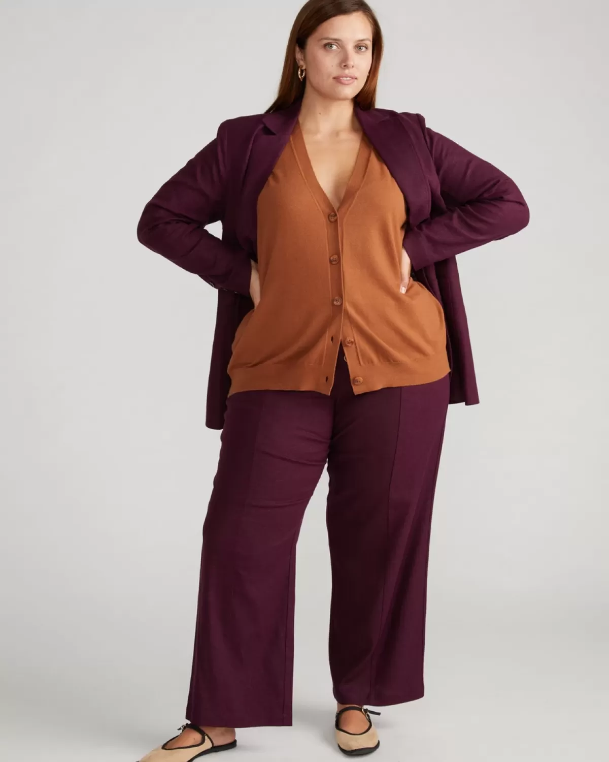 Savvy Fine Knit Cardigan>Universal Standard Clearance