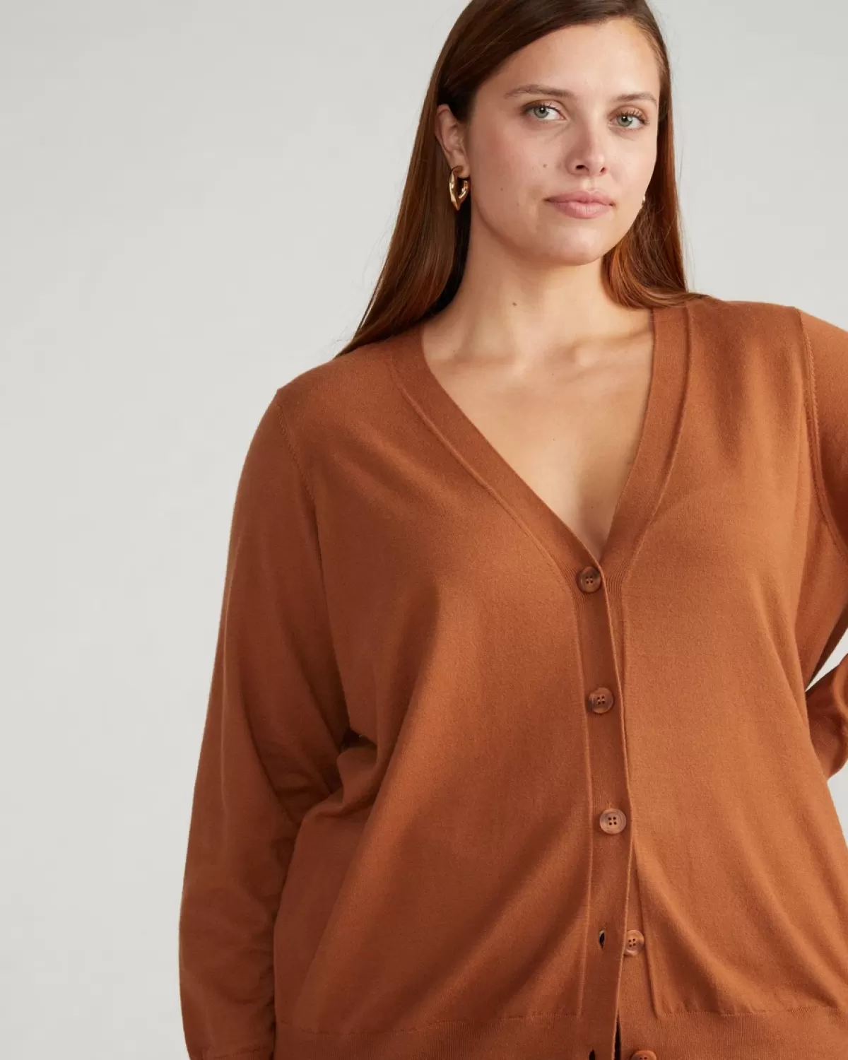 Savvy Fine Knit Cardigan>Universal Standard Clearance