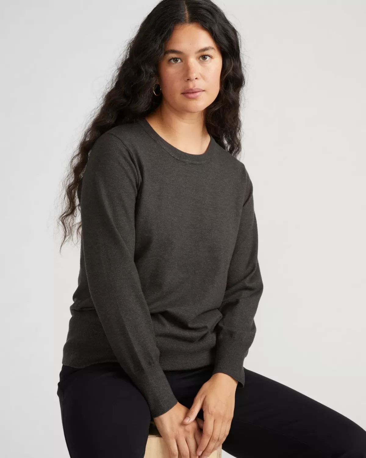 Savvy Fine Knit Crew Sweater>Universal Standard Sale