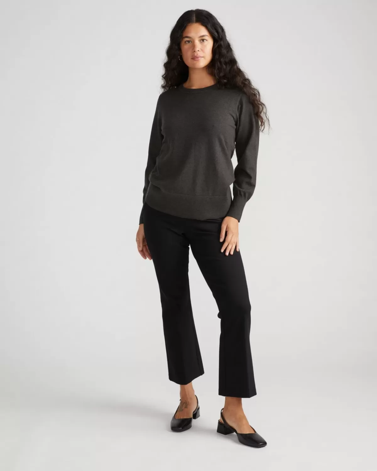 Savvy Fine Knit Crew Sweater>Universal Standard Sale