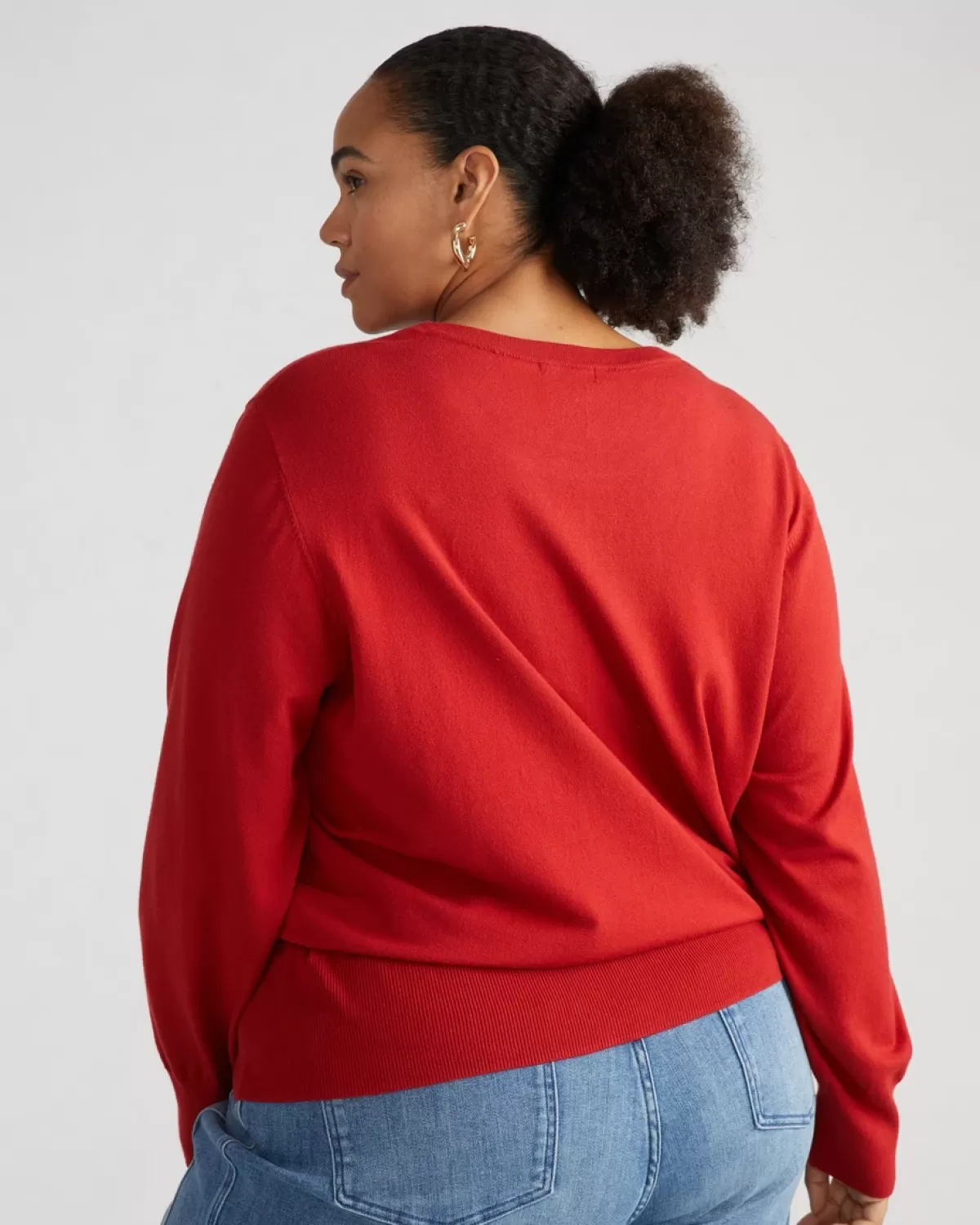 Savvy Fine Knit Crew Sweater>Universal Standard Sale