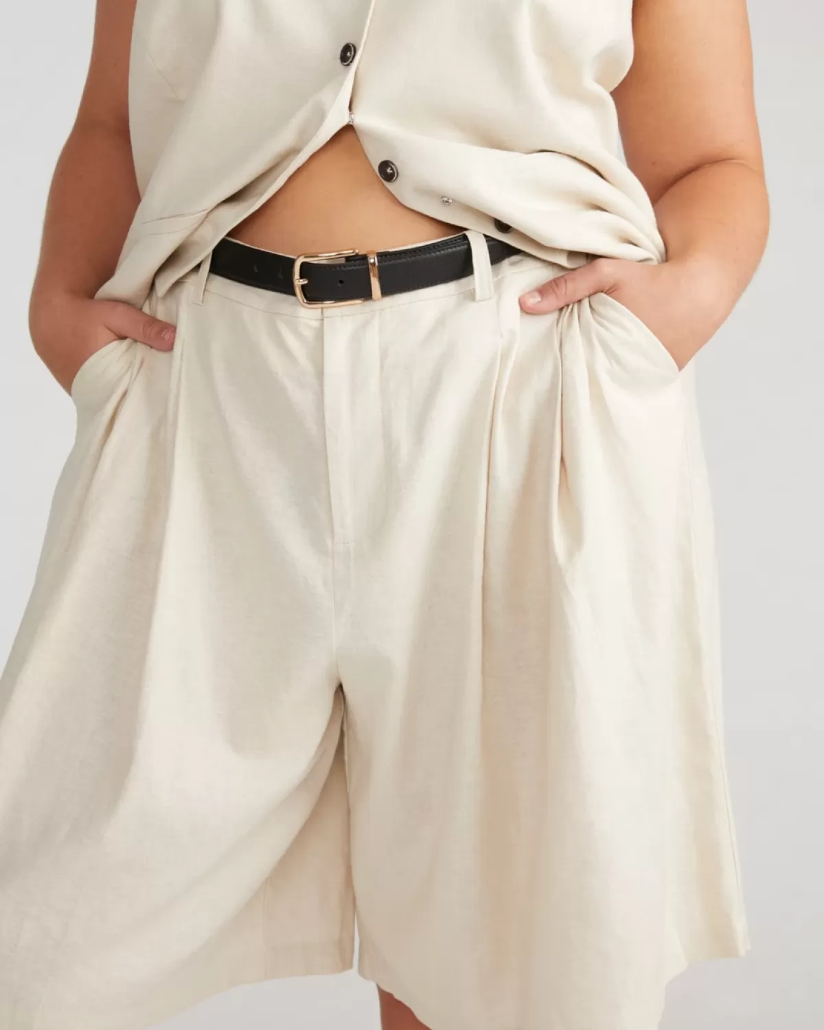 Seaport Tailored Linen Short>Universal Standard Online