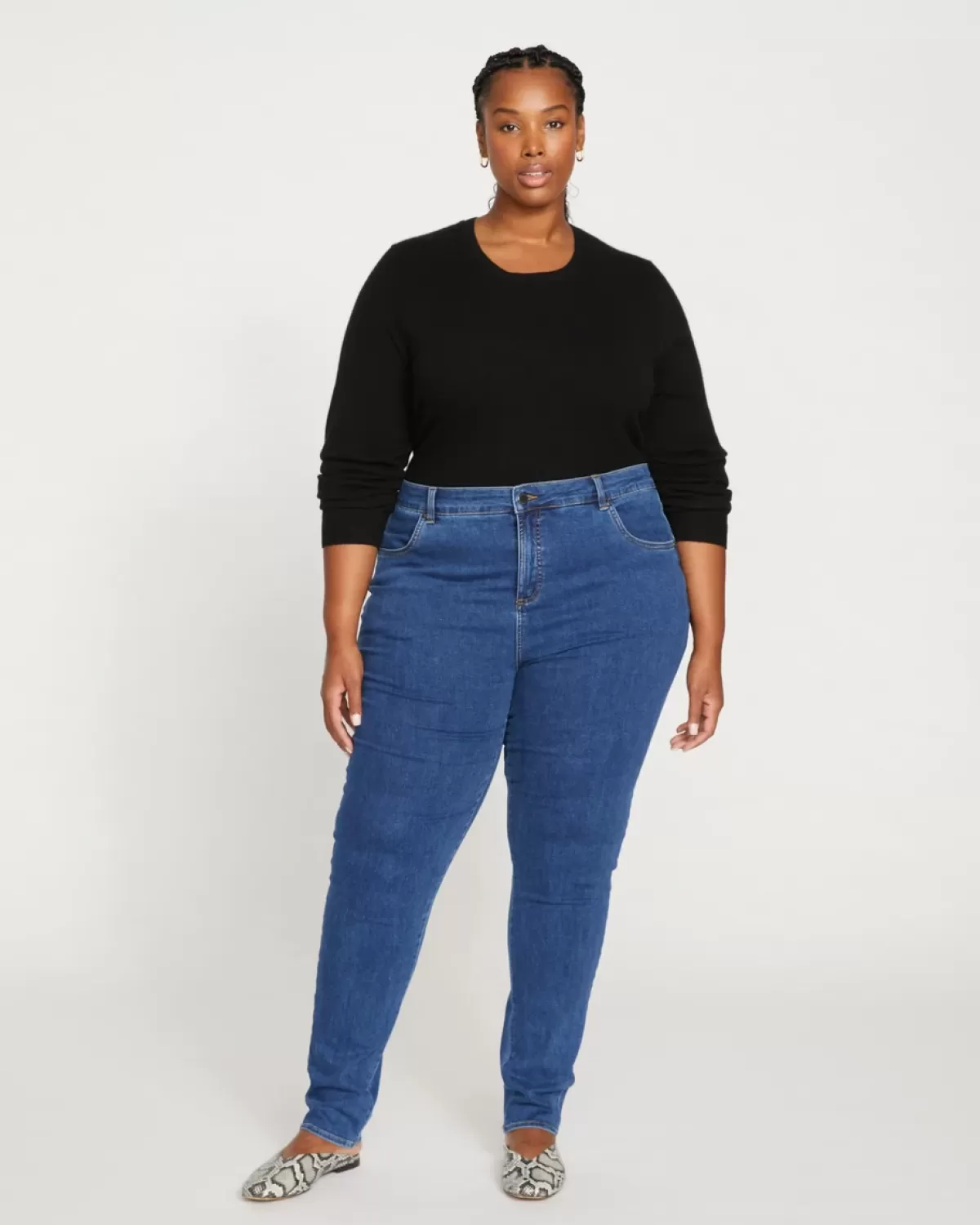 Seine High Rise Skinny Jeans 32 Inch>Universal Standard Store