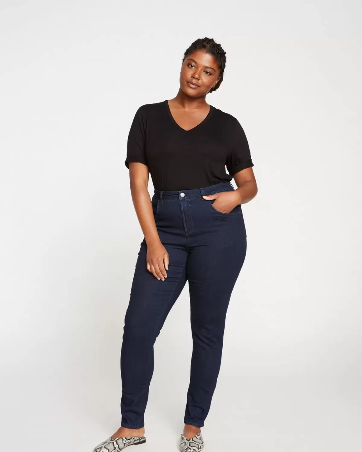 Seine High Rise Skinny Jeans 32 Inch>Universal Standard New