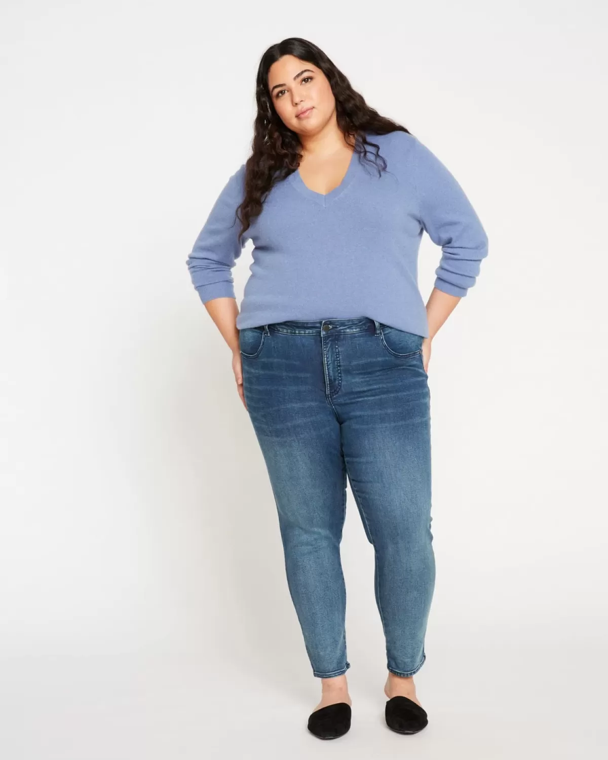 Seine Mid Rise Skinny Jeans 27 Inch>Universal Standard Fashion