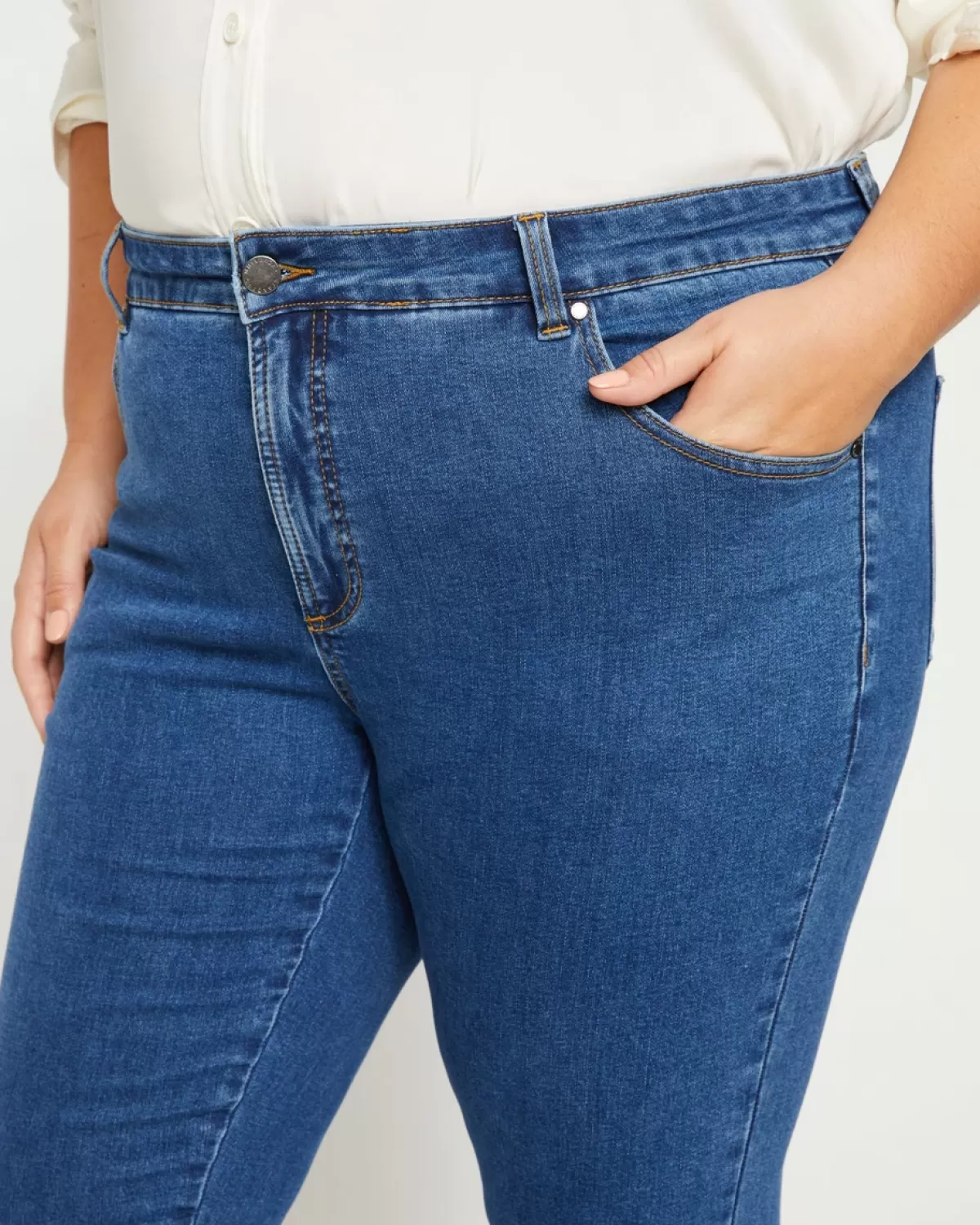 Seine Mid Rise Skinny Jeans 27 Inch>Universal Standard Flash Sale