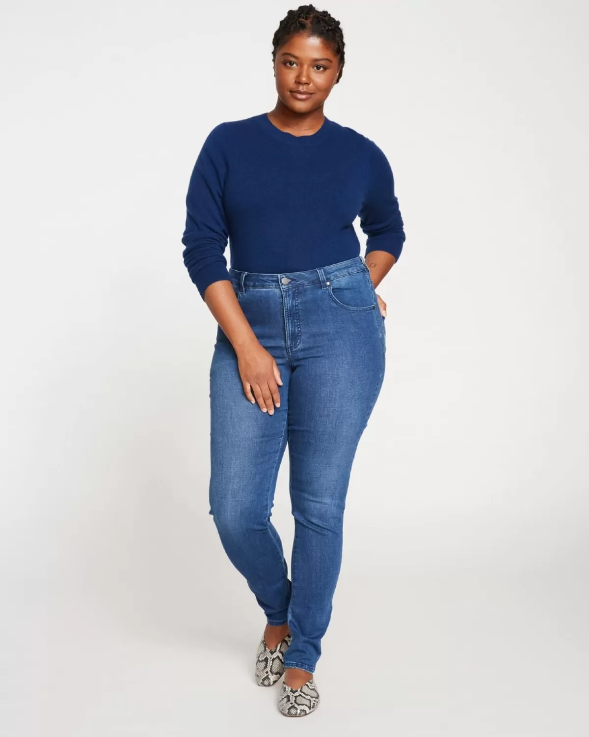 Seine Mid Rise Skinny Jeans 32 Inch>Universal Standard Hot