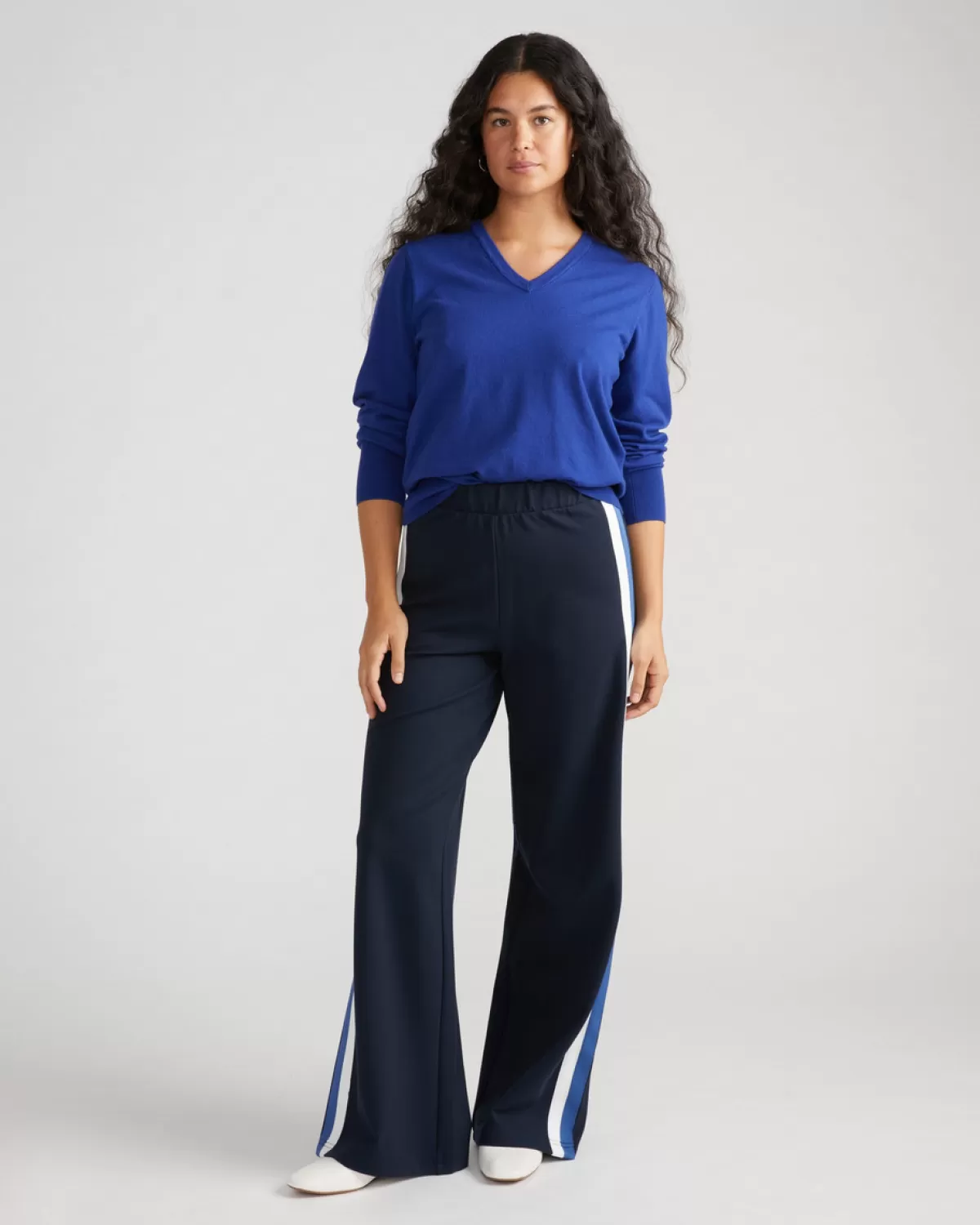 Stephanie Wide Leg Stripe Ponte Pants 27 Inch>Universal Standard Cheap