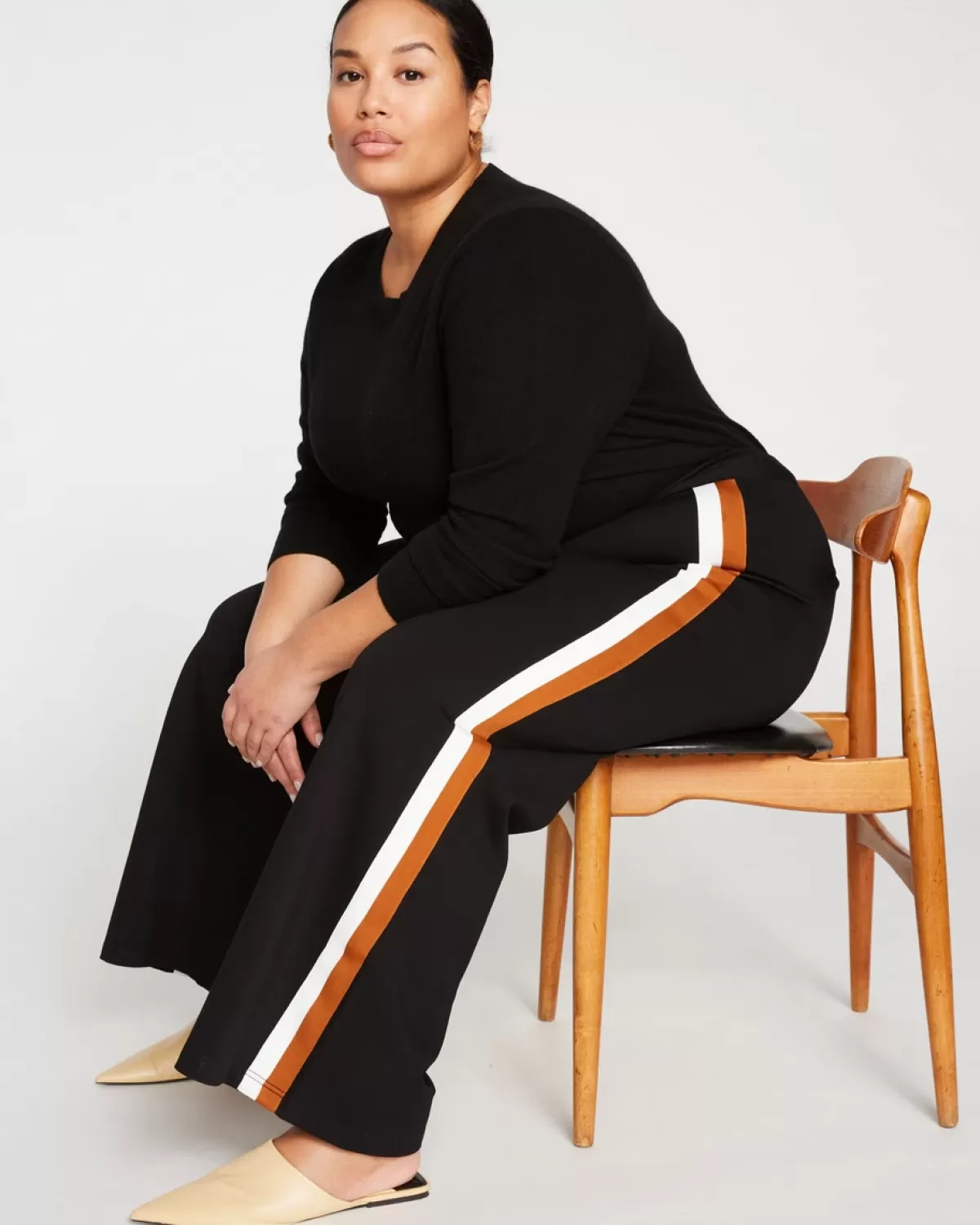 Stephanie Wide Leg Stripe Ponte Pants 30 Inch>Universal Standard Outlet