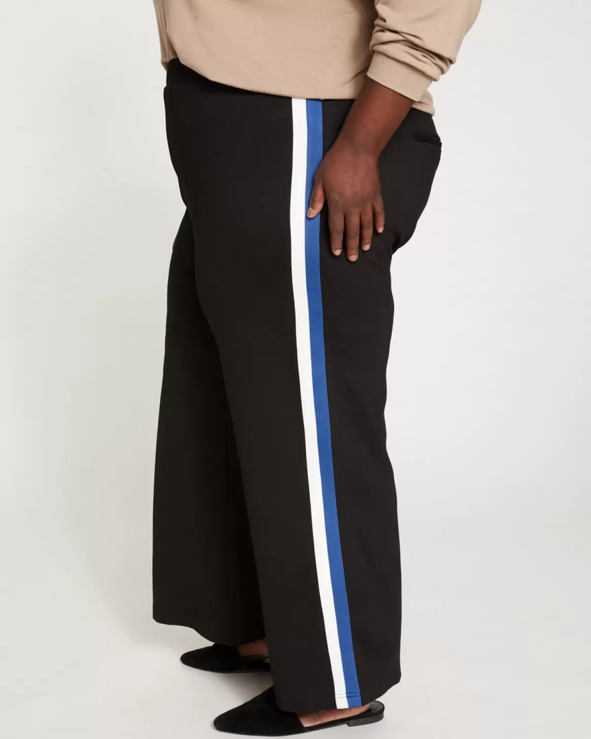 Stephanie Wide Leg Stripe Ponte Pants 30 Inch>Universal Standard Clearance