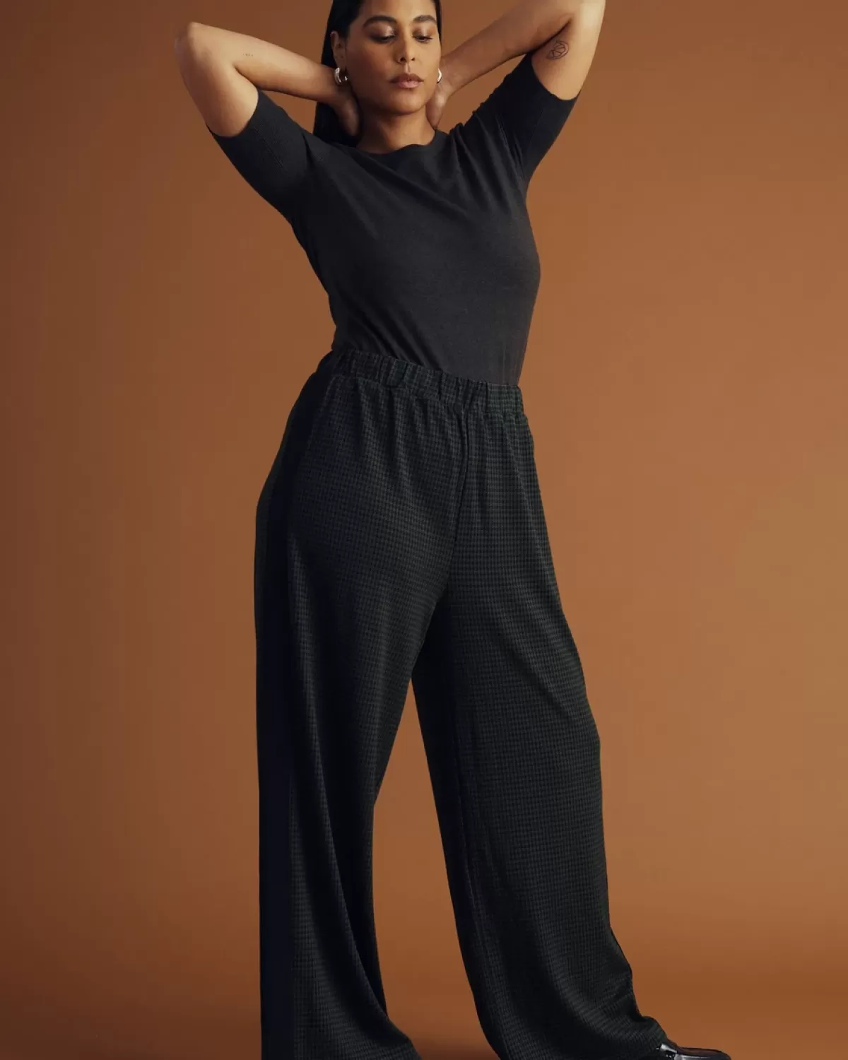 Stephanie Wide Leg Stripe Ponte Pants 30 Inch>Universal Standard Hot