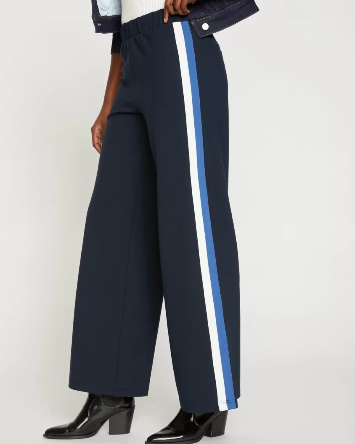Stephanie Wide Leg Stripe Ponte Pants 33 Inch>Universal Standard Online
