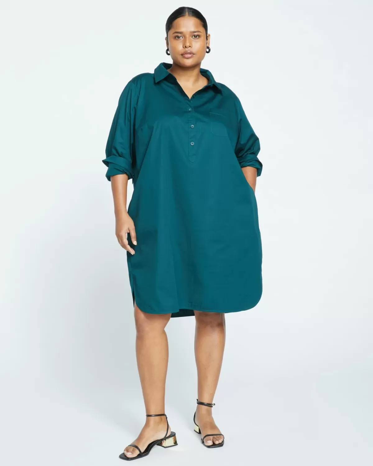 Stretch Poplin Rubicon Shirtdress>Universal Standard Cheap