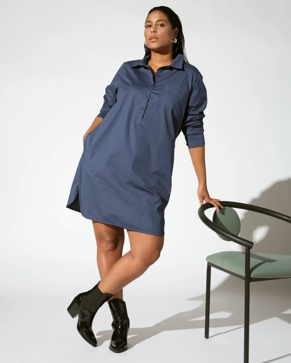 Stretch Poplin Rubicon Shirtdress>Universal Standard Store