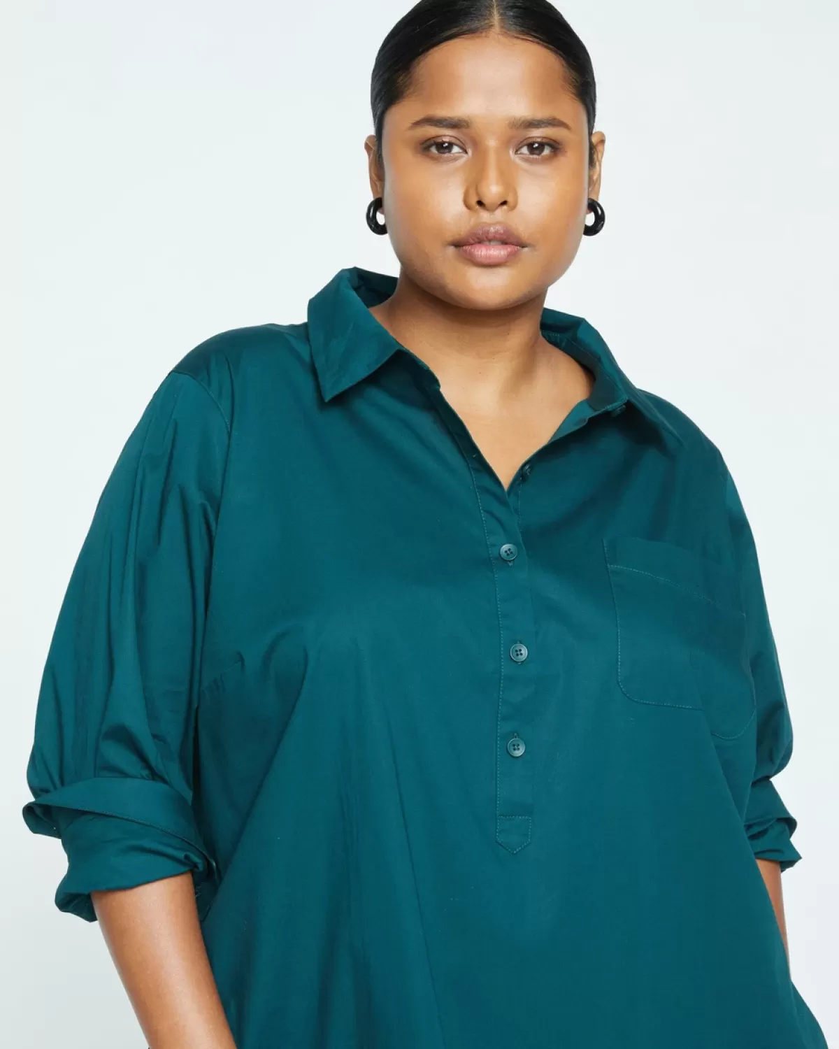 Stretch Poplin Rubicon Shirtdress>Universal Standard Cheap