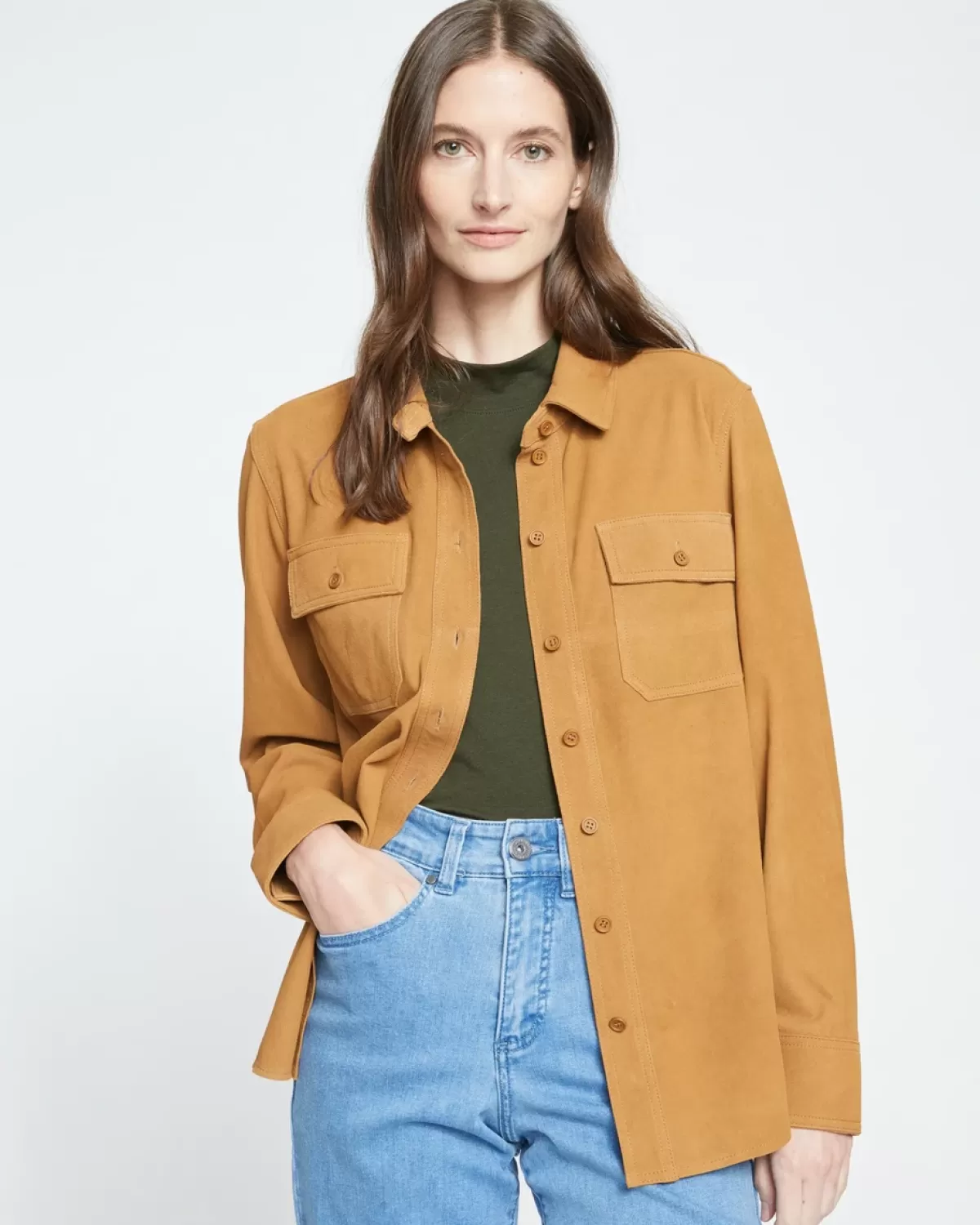 Suede Greenwich Jacket>Universal Standard Discount