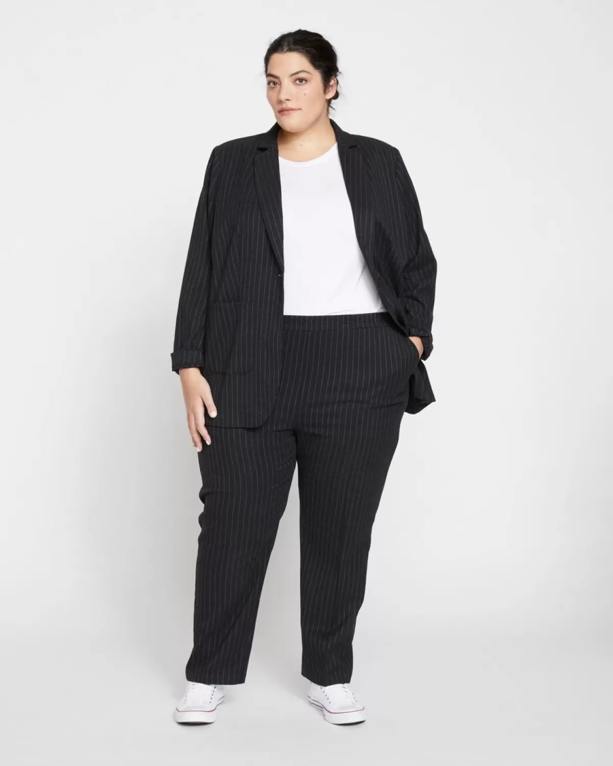 The Pinstripe Pant>Universal Standard Clearance