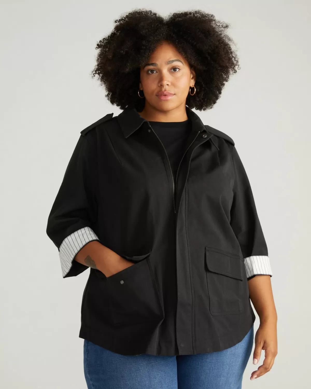 Upstate Stretch Cotton Twill Manor Jacket>Universal Standard New