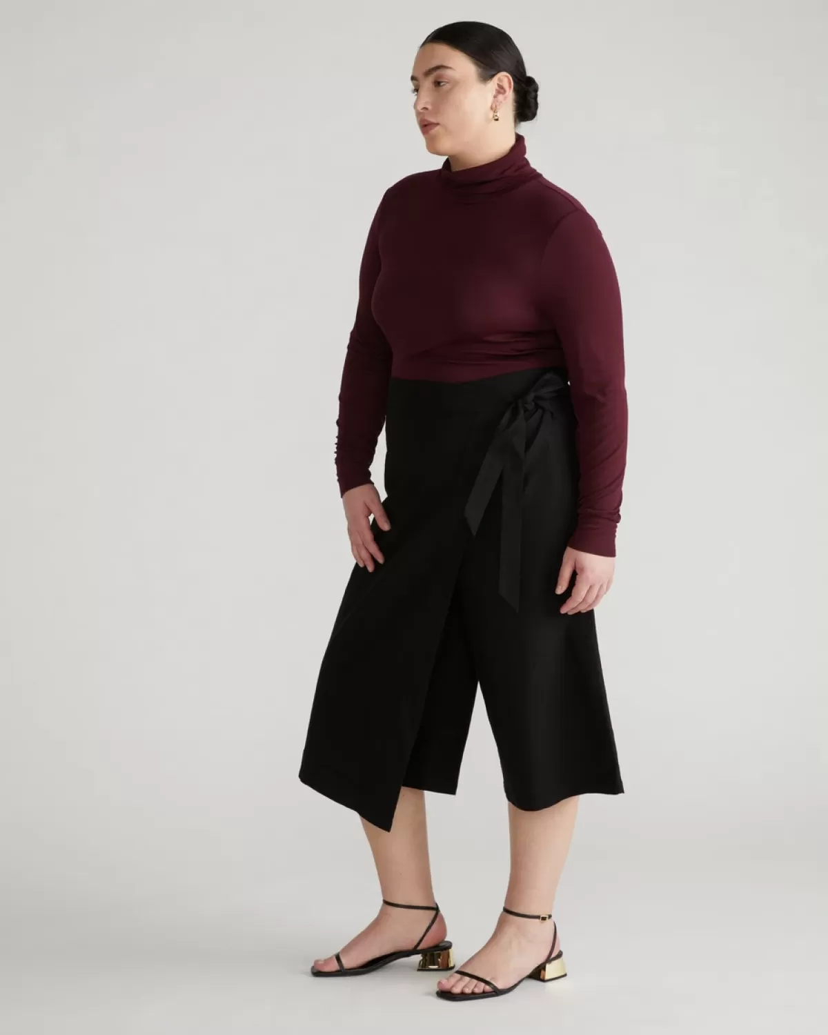 Villa Linen Wrap Culottes>Universal Standard Store